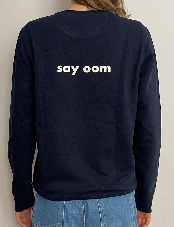 Sudadera Say Oom Azul Marino