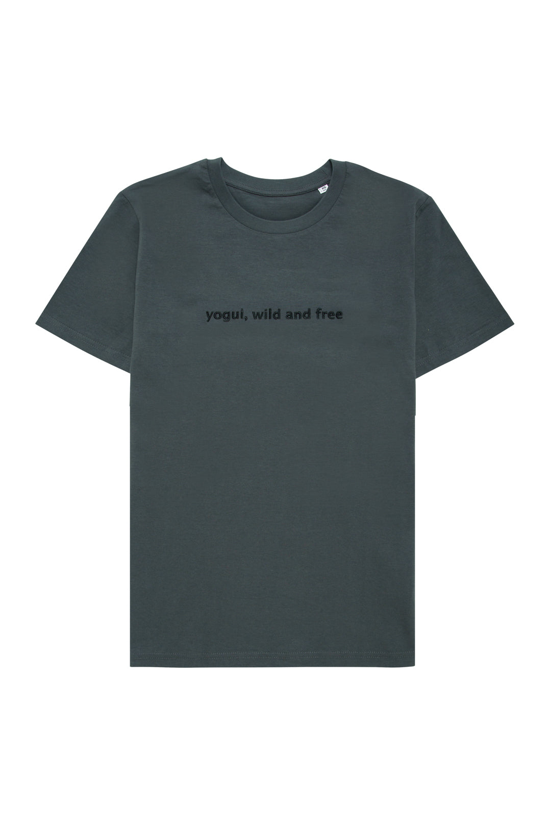 Camiseta Yogui wild and free Gris Carbón