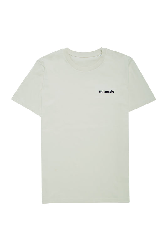 Camiseta Namaste Blanco Roto